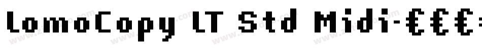LomoCopy LT Std Midi字体转换